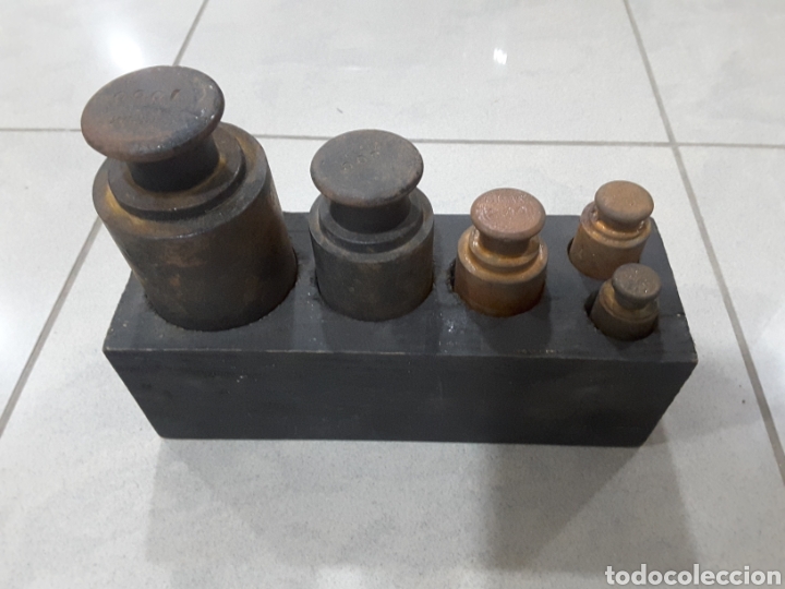 Antig&uuml;edades: Pesas para balanza antiguas - Foto 3
