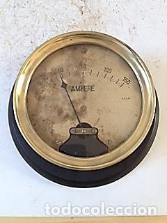 Antig&uuml;edades: Item 295 Gran amperimetro de caldera d barco - Foto 1