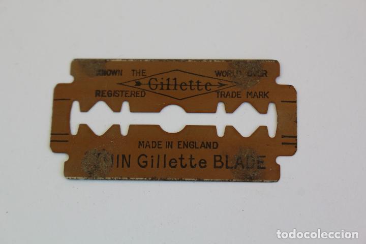 Antig&uuml;edades: HOJA DE AFEITAR THIN GILLETTE BLADE - Foto 2