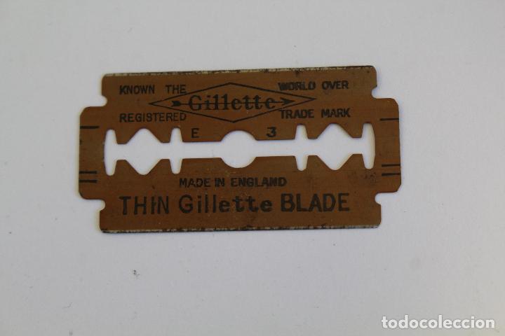 Antig&uuml;edades: HOJA DE AFEITAR THIN GILLETTE BLADE - Foto 1