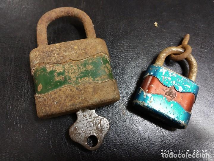 Antig&uuml;edades: 2 CANDADOS. PGM Y MESTERN. - Foto 3