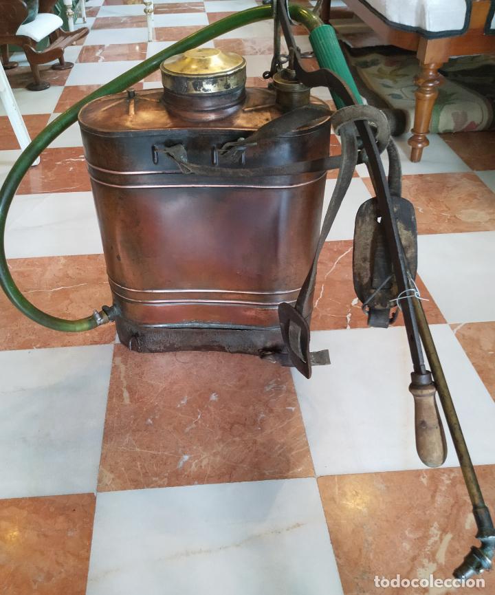 Antig&uuml;edades: MAQUINA SULFATADORA EN COBRE - Foto 3