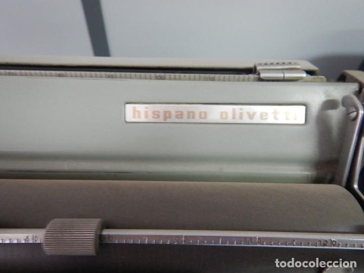 Antig&uuml;edades: M&aacute;quina de escribir hispano olivetti - Foto 2