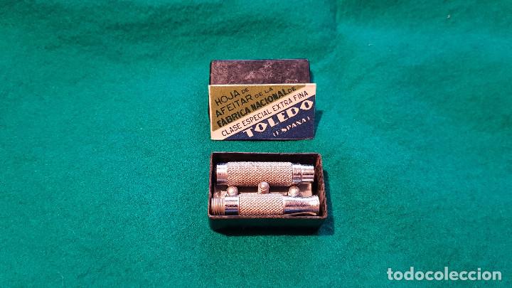Antig&uuml;edades: MAQUINILLA DE AFEITAR DESMONTABLE TOLEDO (EJERCITO ESPA&Ntilde;OL) - Foto 1