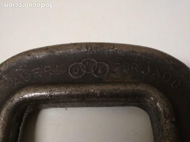 Antig&uuml;edades: ANTIGUO SARGENTO ACERO FORJADO UNE - Foto 5