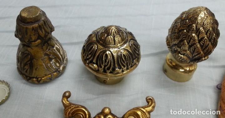 Antig&uuml;edades: Adornos en bronce para reutilizar. Varias piezas. - Foto 2