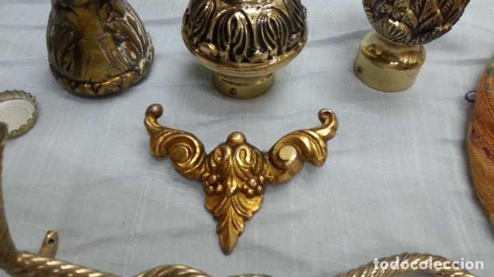 Antig&uuml;edades: Adornos en bronce para reutilizar. Varias piezas. - Foto 3