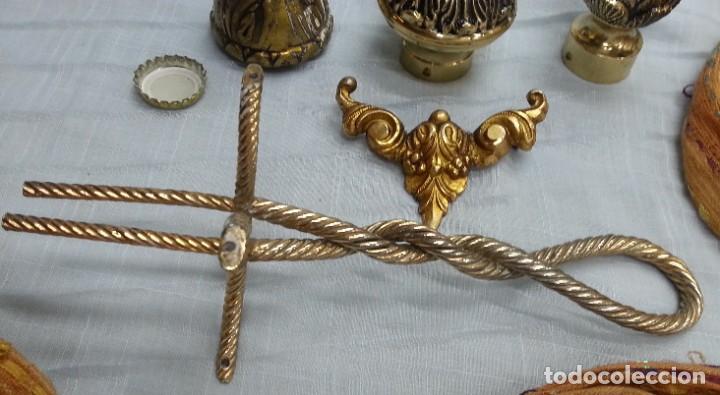 Antig&uuml;edades: Adornos en bronce para reutilizar. Varias piezas. - Foto 4