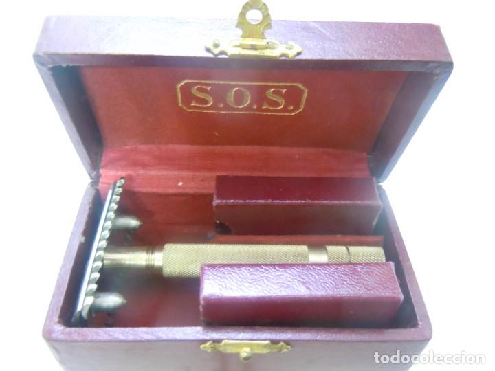Antig&uuml;edades: Maquinilla de afeitar S.O.S. - Foto 1