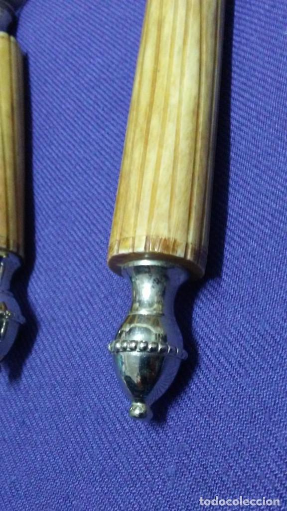 Antig&uuml;edades: CONJUNTO ESCRITORIO. LUPA Y ABRECARTAS. - Foto 4