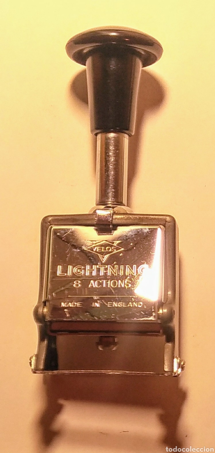 Antig&uuml;edades: Sello numerador. Velos Lightning. - Foto 1