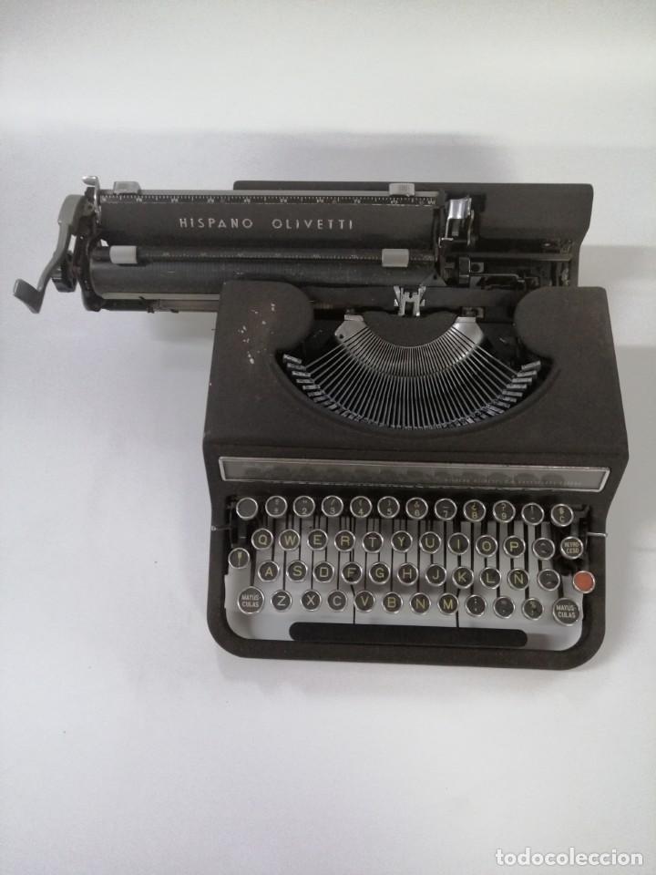 Antig&uuml;edades: M&Aacute;QUINA DE ESCRIBIR HISPANO - OLIVETTI STUDIO 46 - Foto 3