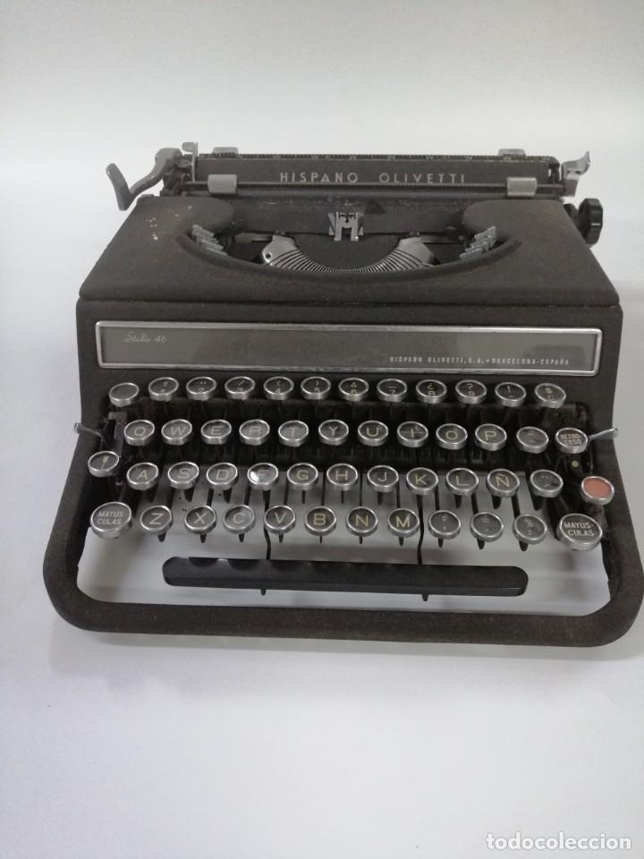 Antig&uuml;edades: M&Aacute;QUINA DE ESCRIBIR HISPANO - OLIVETTI STUDIO 46 - Foto 4