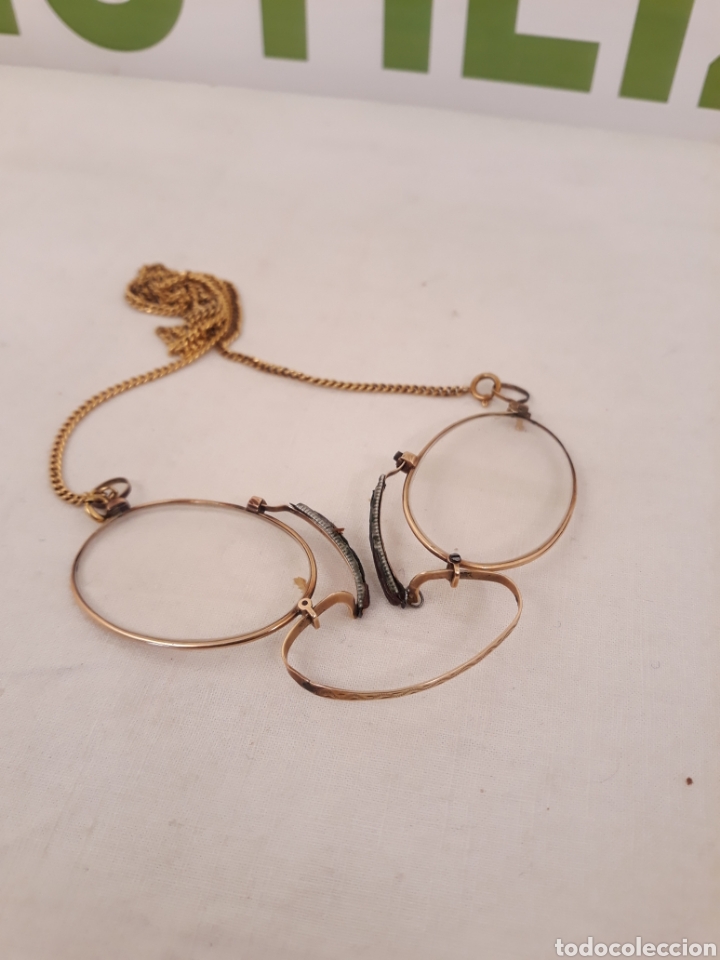 Antig&uuml;edades: Antiguos anteojos con estuche. - Foto 4