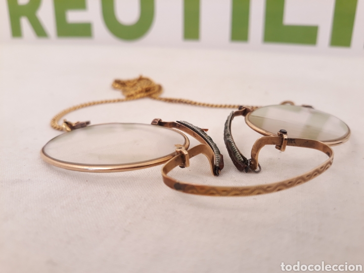 Antig&uuml;edades: Antiguos anteojos con estuche. - Foto 5