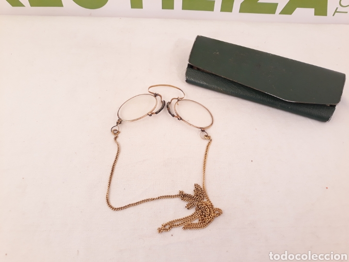 Antig&uuml;edades: Antiguos anteojos con estuche. - Foto 1