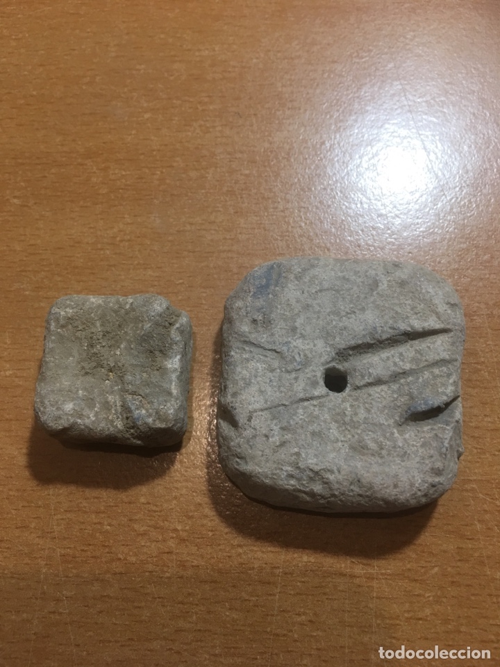 Antig&uuml;edades: 2 piezas de plomo Romana - Foto 2