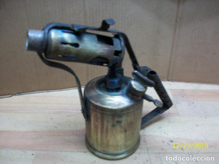 antiguo soplete/soldador/lampara de fontanero-b - Compra venta en  todocoleccion