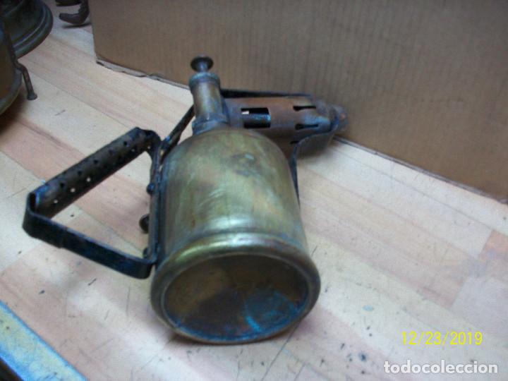 antiguo soplete de fontanero soldador - ver fot - Compra venta en  todocoleccion