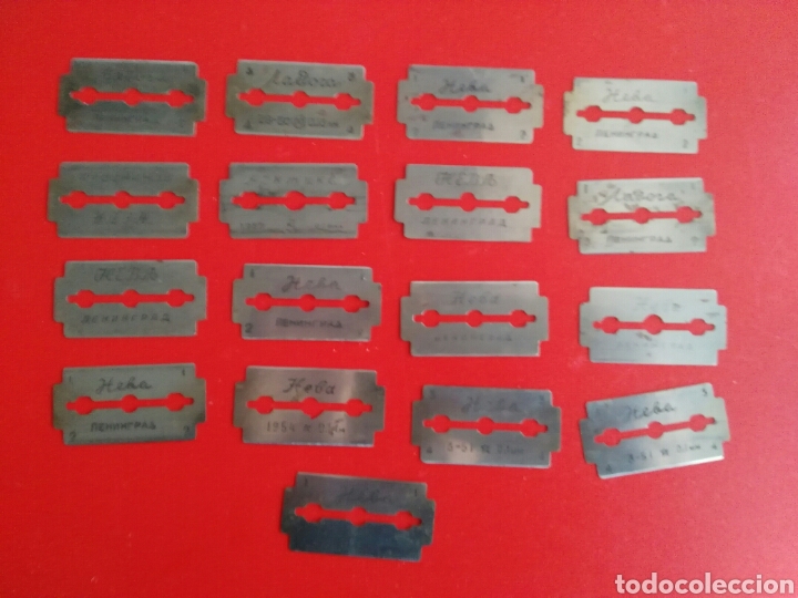 Antig&uuml;edades: HOJAS DE AFEITAR RUSAS. ENVIO INCLUIDO. - Foto 1