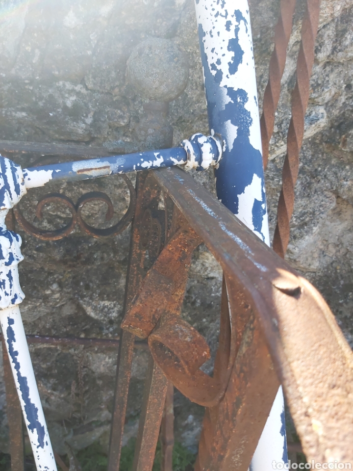 Antig&uuml;edades: Balc&oacute;n en hierro macizo de principios del s. XX. - Foto 9