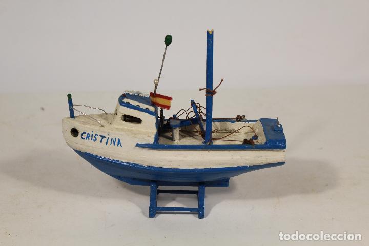 Antig&uuml;edades: barco pesquero de madera - cristina - Foto 1