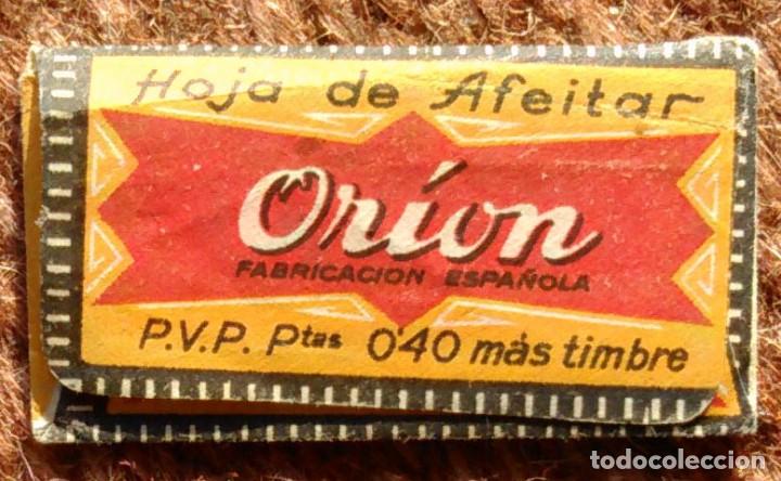 Antig&uuml;edades: HOJA DE AFEITAR - ORION EXTRA FINA - Foto 2