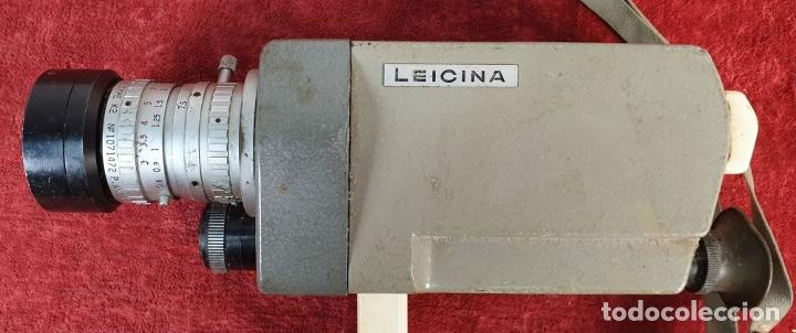 Antigüedades: CAMARA DE FILMAR LEITZ. MODELO LEICINA. 8 MM. ALEMANIA. CIRCA 1970. - Foto 3 - 190117266
