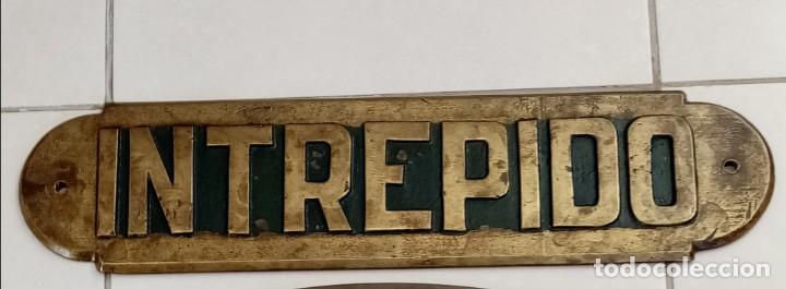 Antig&uuml;edades: Destructor intr&eacute;pido PLACA ORIGINAL - Foto 1