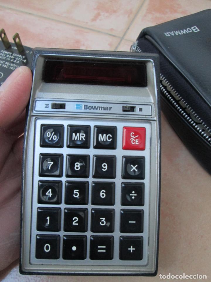 Antig&uuml;edades: ANTIGUA CALCULADORA BOWMAR, MODEL. 90705. NO FUNCIONA. - Foto 5