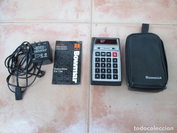 Antig&uuml;edades: ANTIGUA CALCULADORA BOWMAR, MODEL. 90705. NO FUNCIONA. - Foto 1
