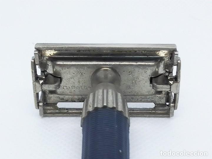 Antigüedades: Maquinilla de afeitar Gillette Slim Twist X 2 - Foto 3 - 190401556