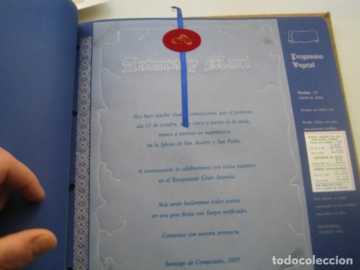 Antig&uuml;edades: IMPRENTA, LETERPRESS, EXCELENTE CATALOGO INVITACIONES DE BODA - Foto 16
