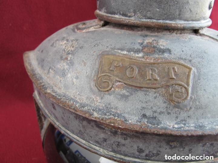 Antig&uuml;edades: Antiguo farol de puerto de gran tama&ntilde;o - Foto 2
