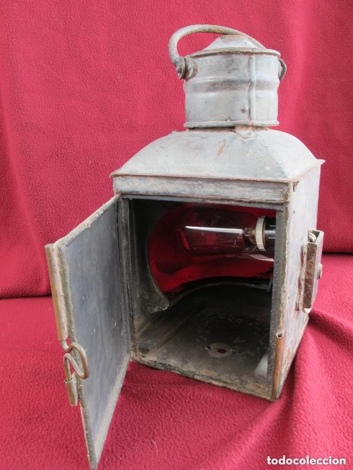 Antig&uuml;edades: Antiguo farol de puerto de gran tama&ntilde;o - Foto 4