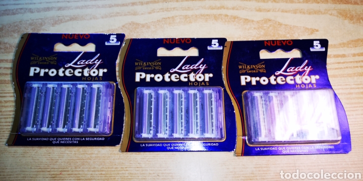 Antig&uuml;edades: Wilkinson protector lady 3 cajas de 5 hojas - Foto 1