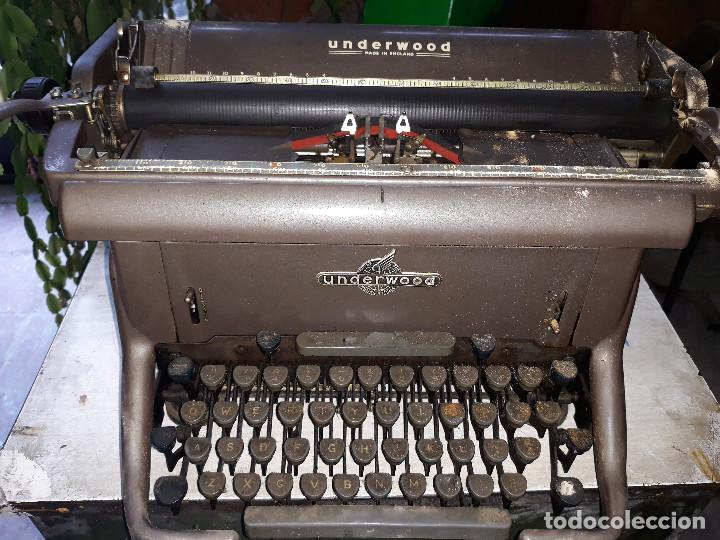 Antig&uuml;edades: M&aacute;quina de escribir Underwood - Foto 1