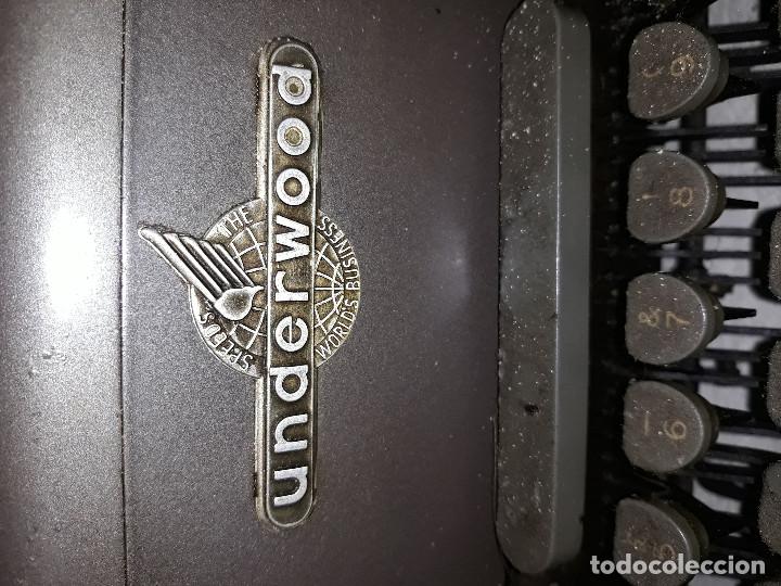 Antig&uuml;edades: M&aacute;quina de escribir Underwood - Foto 2