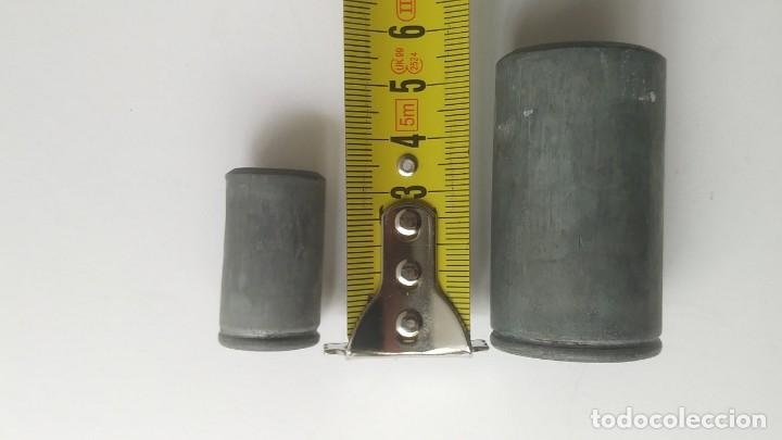 Antig&uuml;edades: BOTE DE ALUMINIO PELTRE ESTA&Ntilde;O O PLOMO - Foto 3