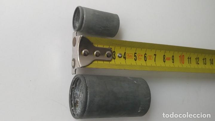 Antig&uuml;edades: BOTE DE ALUMINIO PELTRE ESTA&Ntilde;O O PLOMO - Foto 4