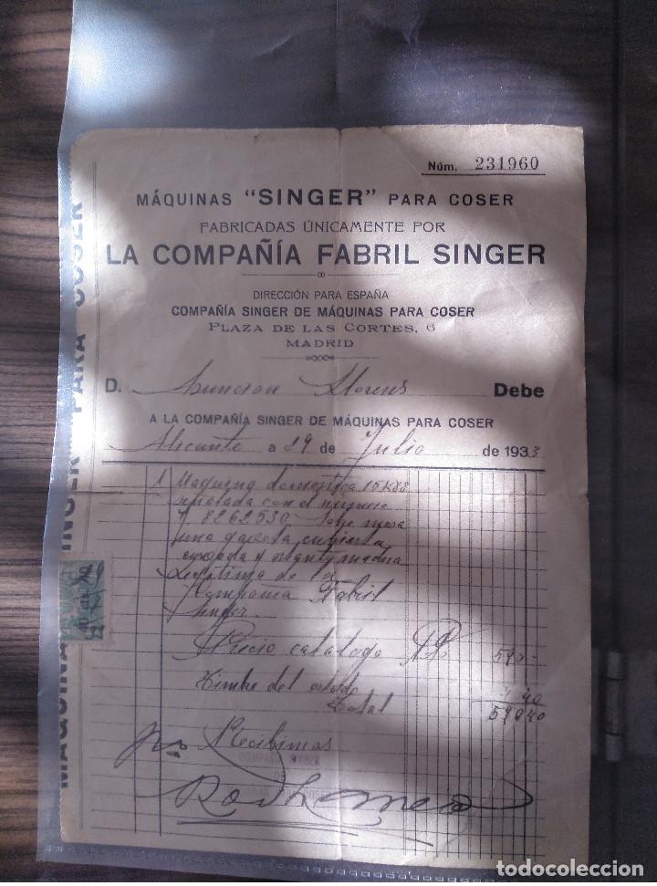 Antig&uuml;edades: MAQUINA DE COSER 1933 - Foto 2
