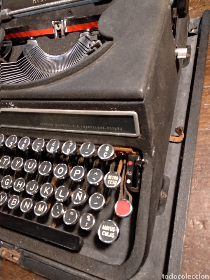 Antig&uuml;edades: Maquina de escribir hispano olivetti studio 46 - Foto 4