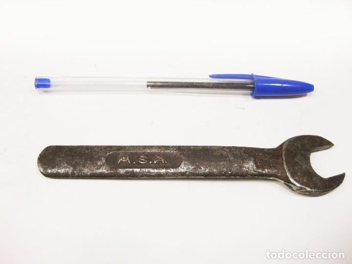 Antig&uuml;edades: Llave de maquinaria o Motor. Marca M. S. A. - Foto 1