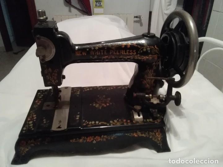 traductor declaración Descubrir maquina de coser portatil antigua new white pee - Compra venta en  todocoleccion