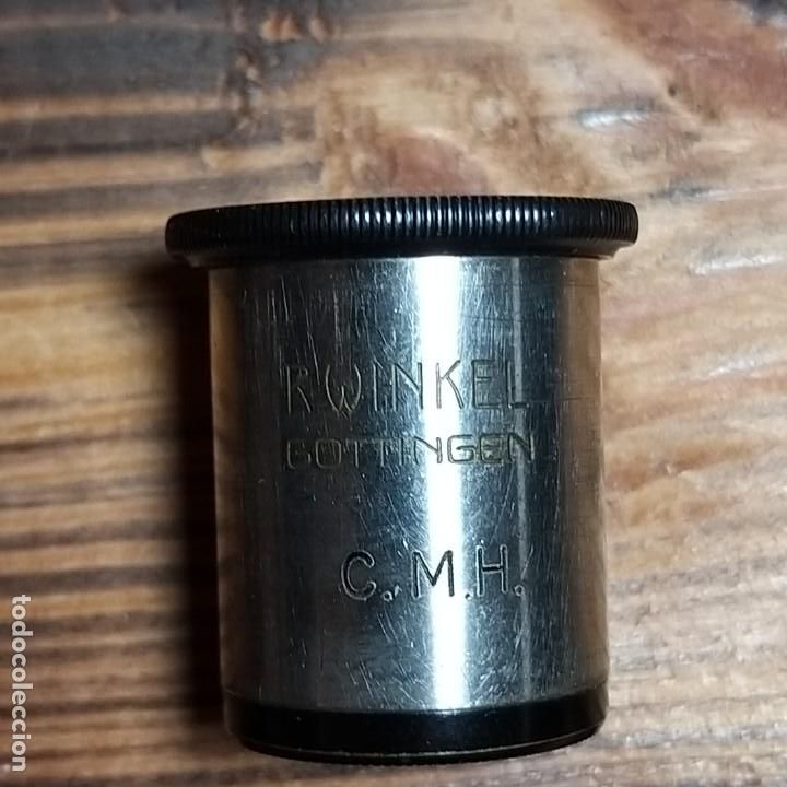 Antig&uuml;edades: ANTIGUO OCULAR MICROSCOPIO R. WINKELL 4 - Foto 2