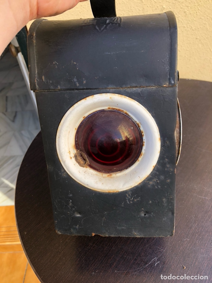 Antig&uuml;edades: Bonito farol antiguo marca BAT - Foto 3
