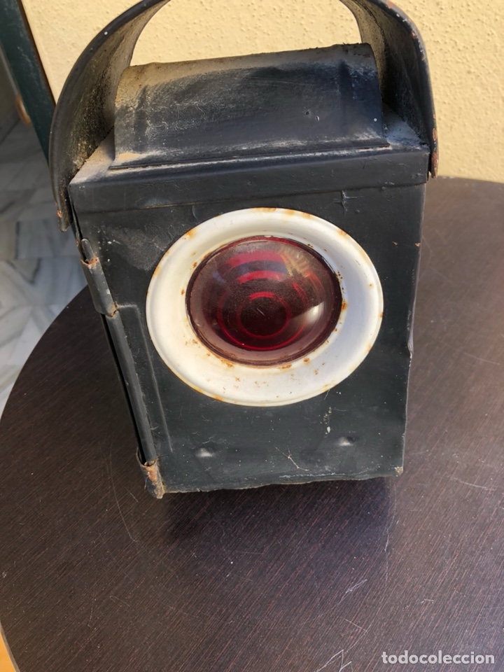 Antig&uuml;edades: Bonito farol antiguo marca BAT - Foto 4