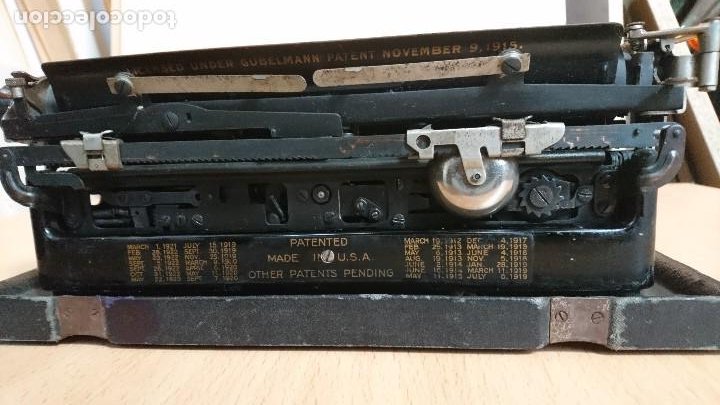 Antigüedades: Máquina escribir UNDERWOOD modelos 3B - Foto 9 - 193615723
