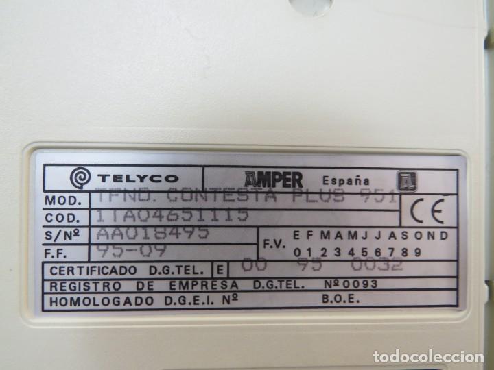 Tel&eacute;fonos: Telefono contestador Marca Telico - Foto 7