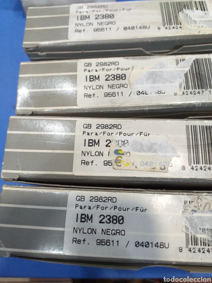 Antig&uuml;edades: 4 cintas nylon ibm2380 - Foto 1